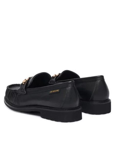 LOVE MOSCHINO Mokasinai juoda