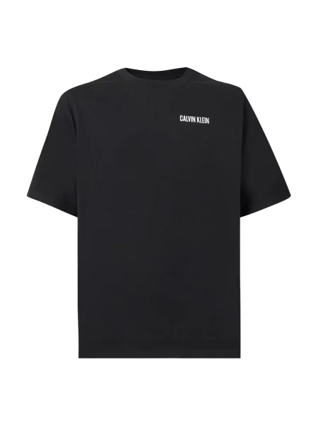 Calvin Klein Jeans Tricou CALVIN OR NTHING negru alb