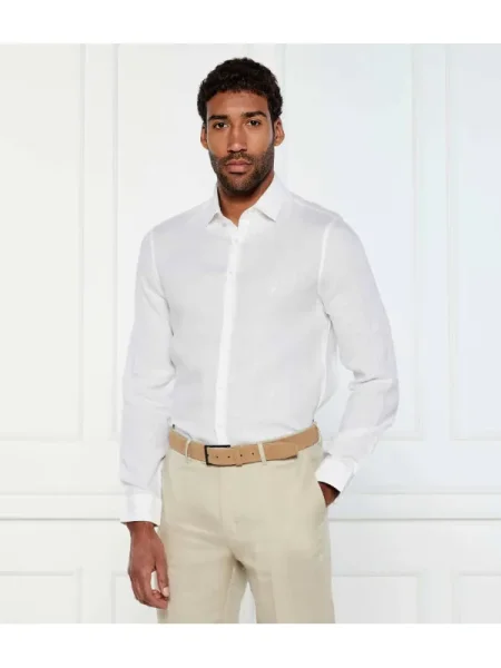 Calvin Klein Cămașă Solid alb