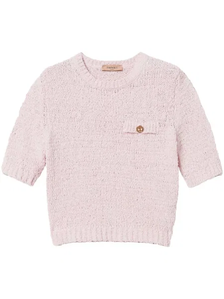 Cropp pulover Twinset roz