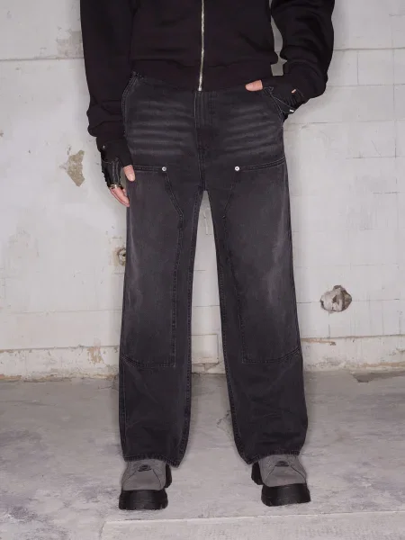 ABOUT YOU x Rewinside Jeans Kian denim negru