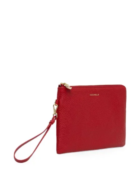Δερμάτινος clutch Coccinelle κόκκινο