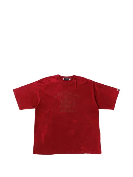 Tricou A Bathing Ape® cu imagine cu legături roșu