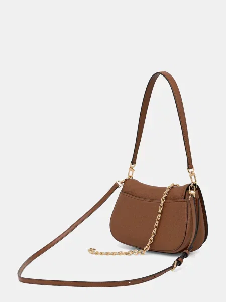 Кожаная сумка Michael Michael Kors коричневая