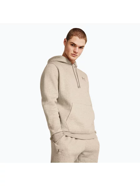 Under Armour Fleecová Mikina S Kapucí Essential černošedá