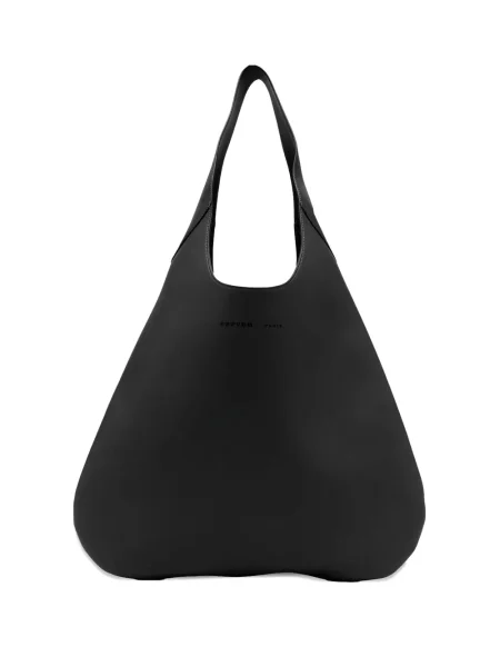 Geanta de piele Carven din piele negru