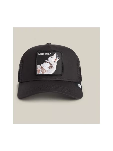 Goorin Bros czapka z daszkiem trucker Lone Wolf Trucker czarna