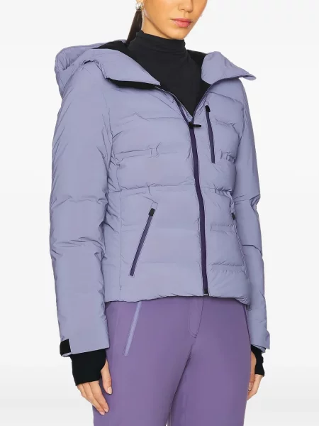 Skijaška jakna Aztech Mountain s kapuljačom ljubičasta