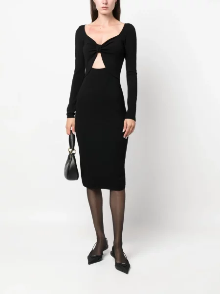 Kostiumas midi suknelė Giambattista Valli iki kelių juoda