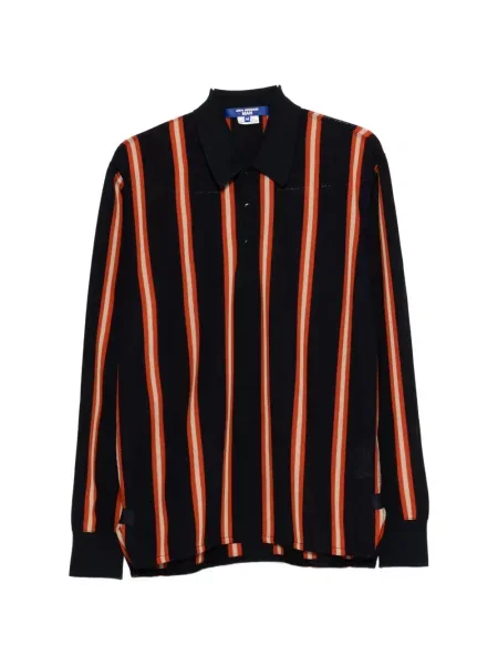 Polo Junya Watanabe Man cu dungi lung albastru