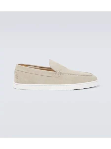 Loaferke Christian Louboutin iz semiša bež