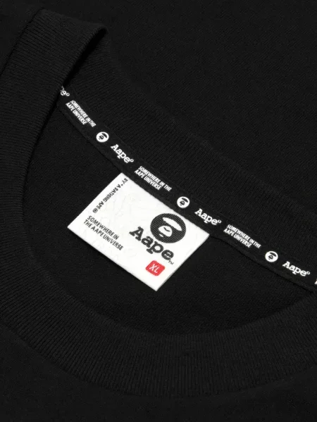 Tricou Aape By A Bathing Ape cu decolteu rotund negru