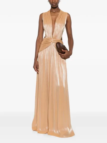 Maxi rochie maxi Costarellos cu spatele deschis de costum