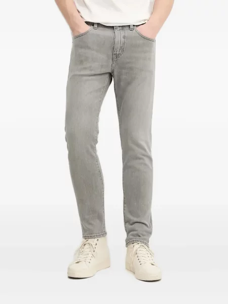 Blugi evazați Levi's® din piele de căprioară albastru