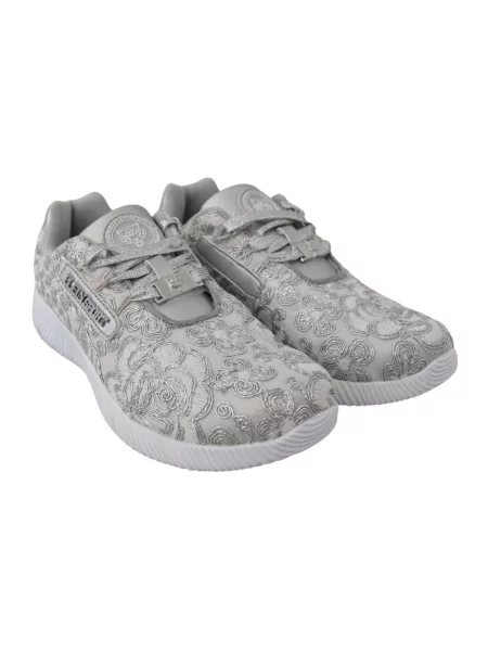Sneakersy Plein Sport w kwiatki szare