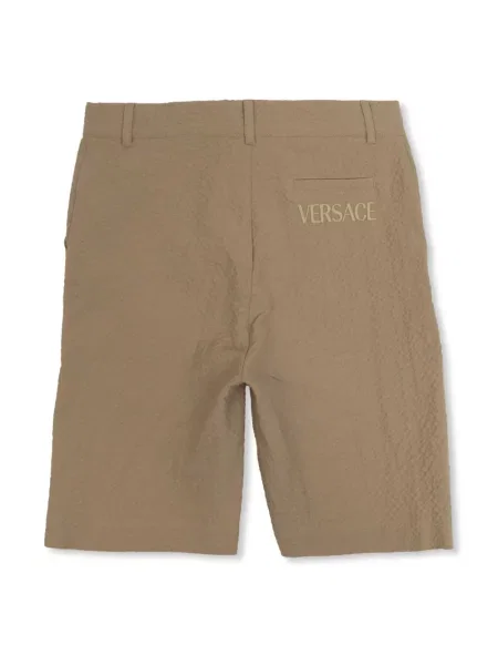 Szorty dziecięce Versace brązowe