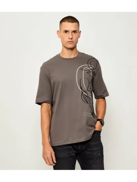 Armani Exchange Tricou gri