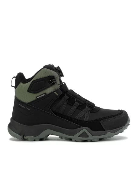 Buty sportowe trekkingowe SAXO BOA SOFTSHELL czarne