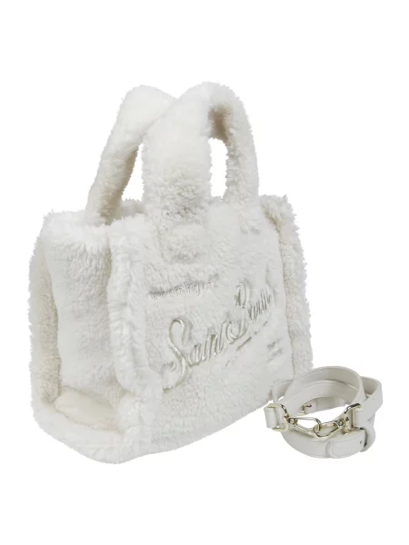 Torebka Mc2 Saint Barth typu teddy biała