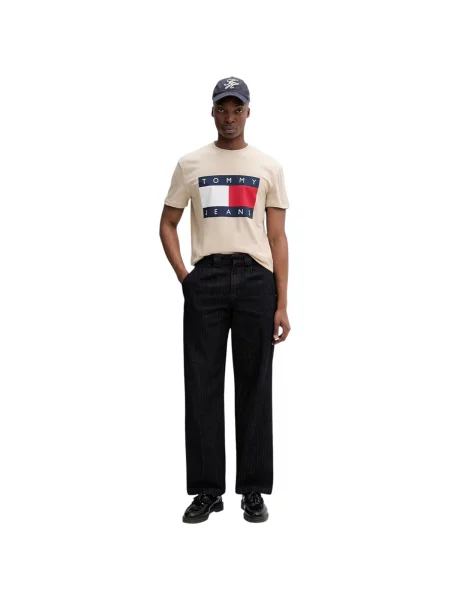 Tricou Tommy Hilfiger bej