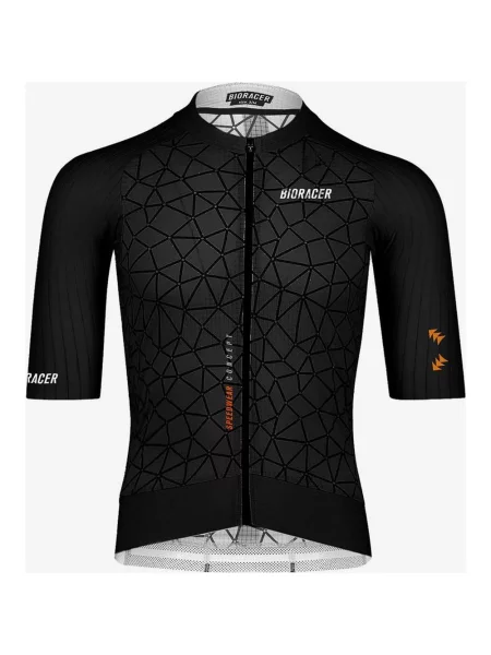 Koszulka rowerowa Bioracer Speedwear Graphene z krótkim rękawem XL czarna