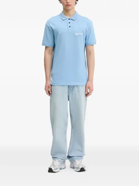 Polo Karl Lagerfeld Jeans μπλε