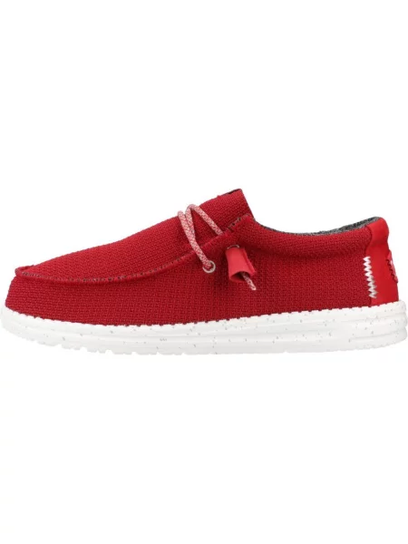 HeyDude Mokasyny Wally Sport Mesh czerwone