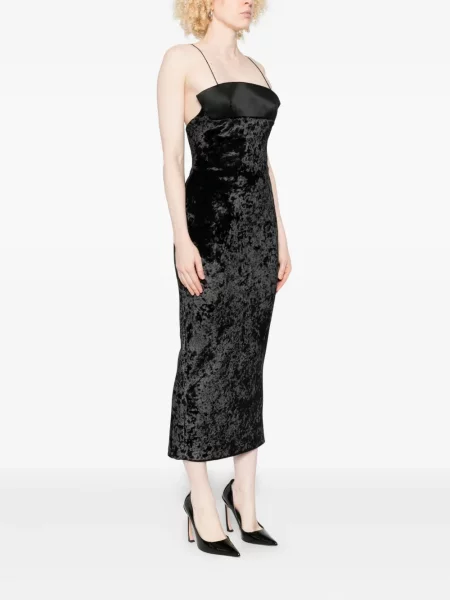 Rochie Chb Christian Boaro din satin de costum negru