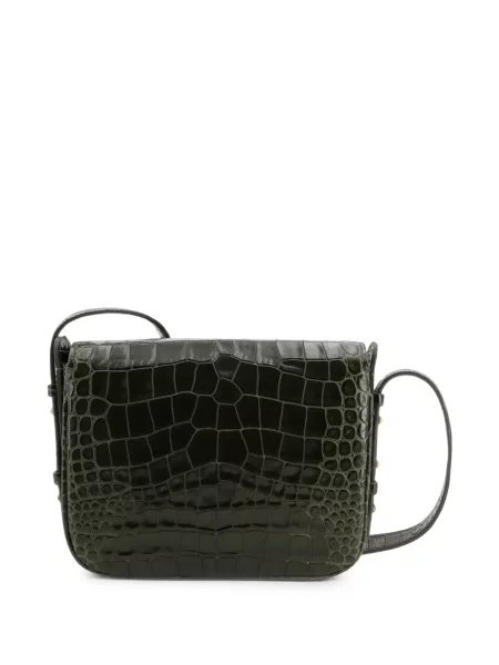 Crossbody torbica Soeur sa kopčom zelena