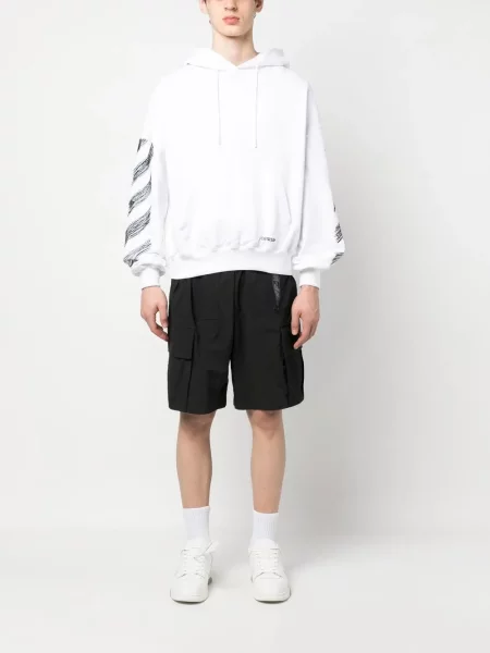 Bluza z kapturem Off-white z nadrukiem