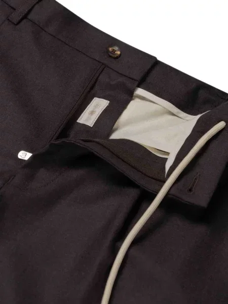 Pantaloni Marco Pescarolo cu cordon maro