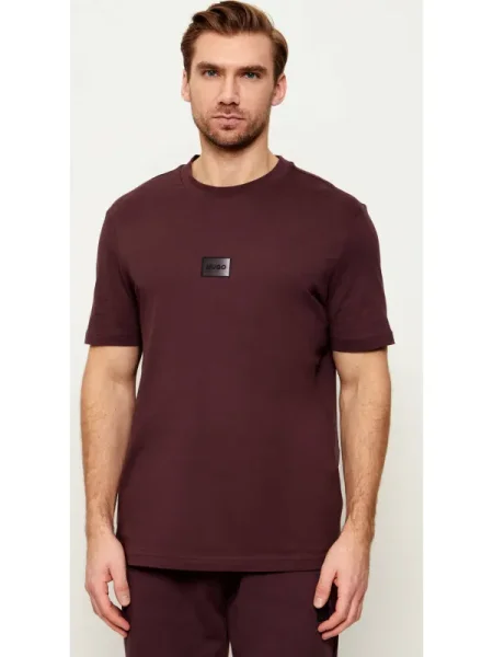 HUGO Tricou Danotie maro