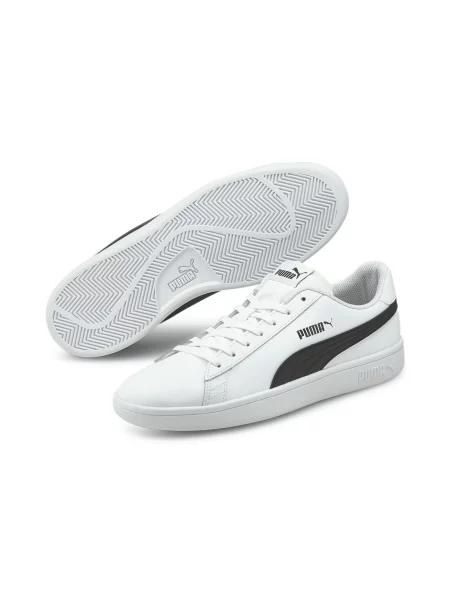 Skórzane Buty Treningowe Smash V2 białe