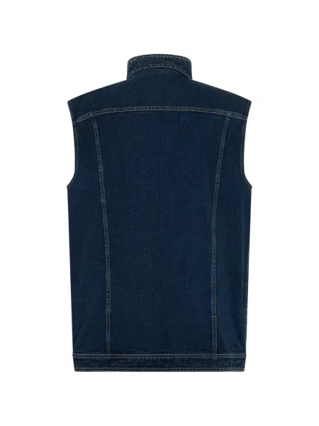Vestă denim Moorer fără mâneci albastru