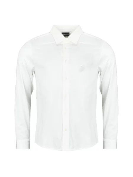 Srajca Emporio Armani z dolgimi rokavi bela