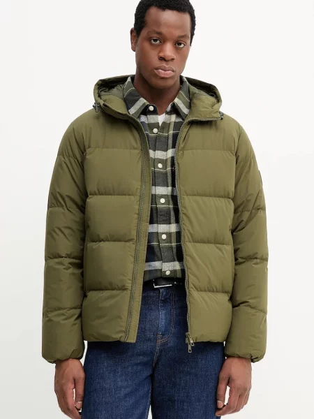 Tommy Hilfiger geacă de puf verde