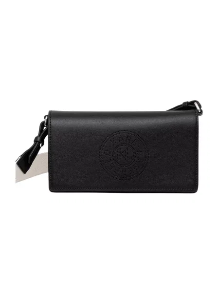 Karl Lagerfeld torebka crossbody skórzana K/CIRCLE czarna
