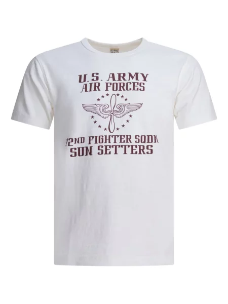 Tricou Buzz Ricksons cu imagine alb