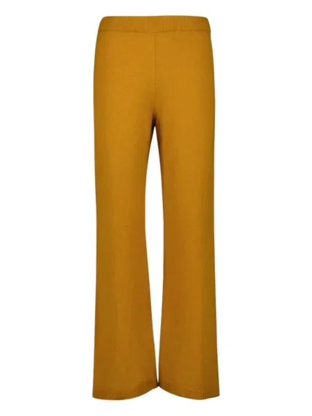 Pantaloni Paula tricotate galben
