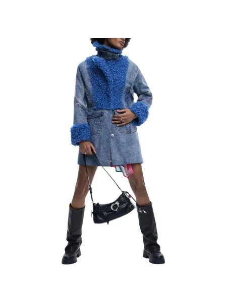 Geacă de blugi Desigual albastru