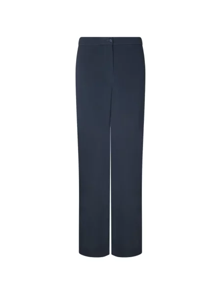 Pantaloni Emporio Armani tricotate albastru