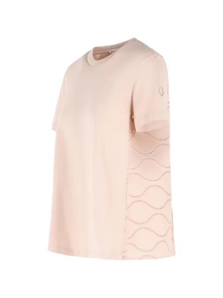 Tricou Moncler cu autograf roz