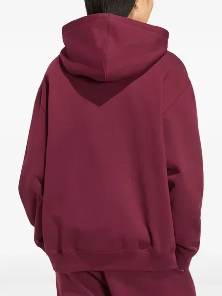 Hanorac Adidas din fleece cu autograf cu gradient albastru