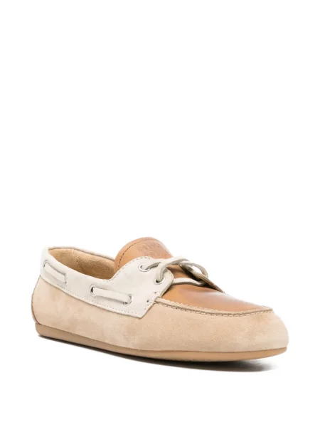 Pantofi loafer Miu Miu din piele cu autograf