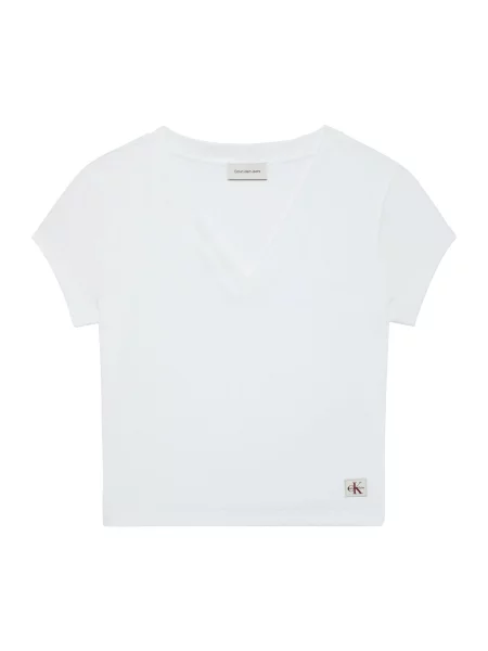 Calvin Klein Jeans Tričko biela