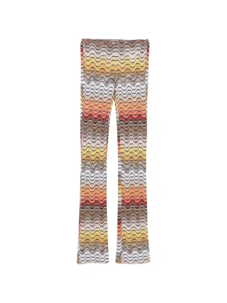 Pantaloni Missoni tricotate galben