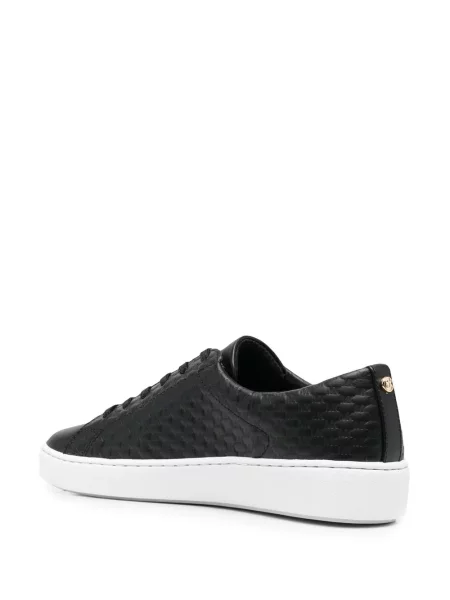 Buty do kostki Michael Michael Kors na ramiączkach z nadrukiem czarne