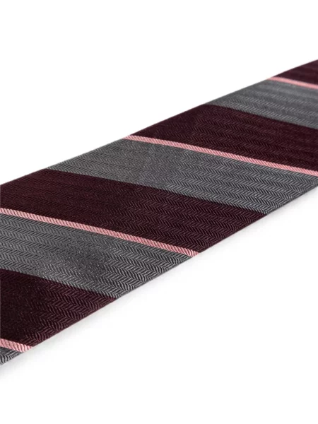 Cravată Paul Smith cu dungi roșu