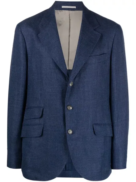 Sacou Brunello Cucinelli albastru