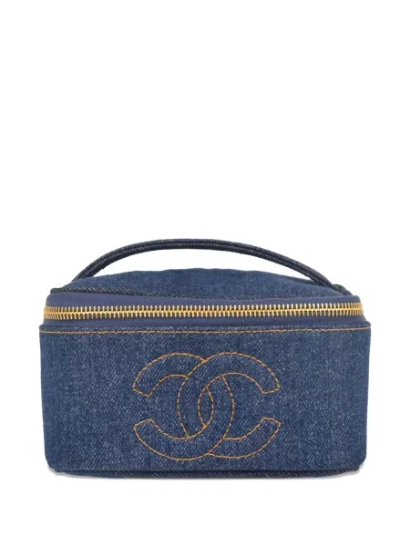 Top Chanel Pre-owned modrý